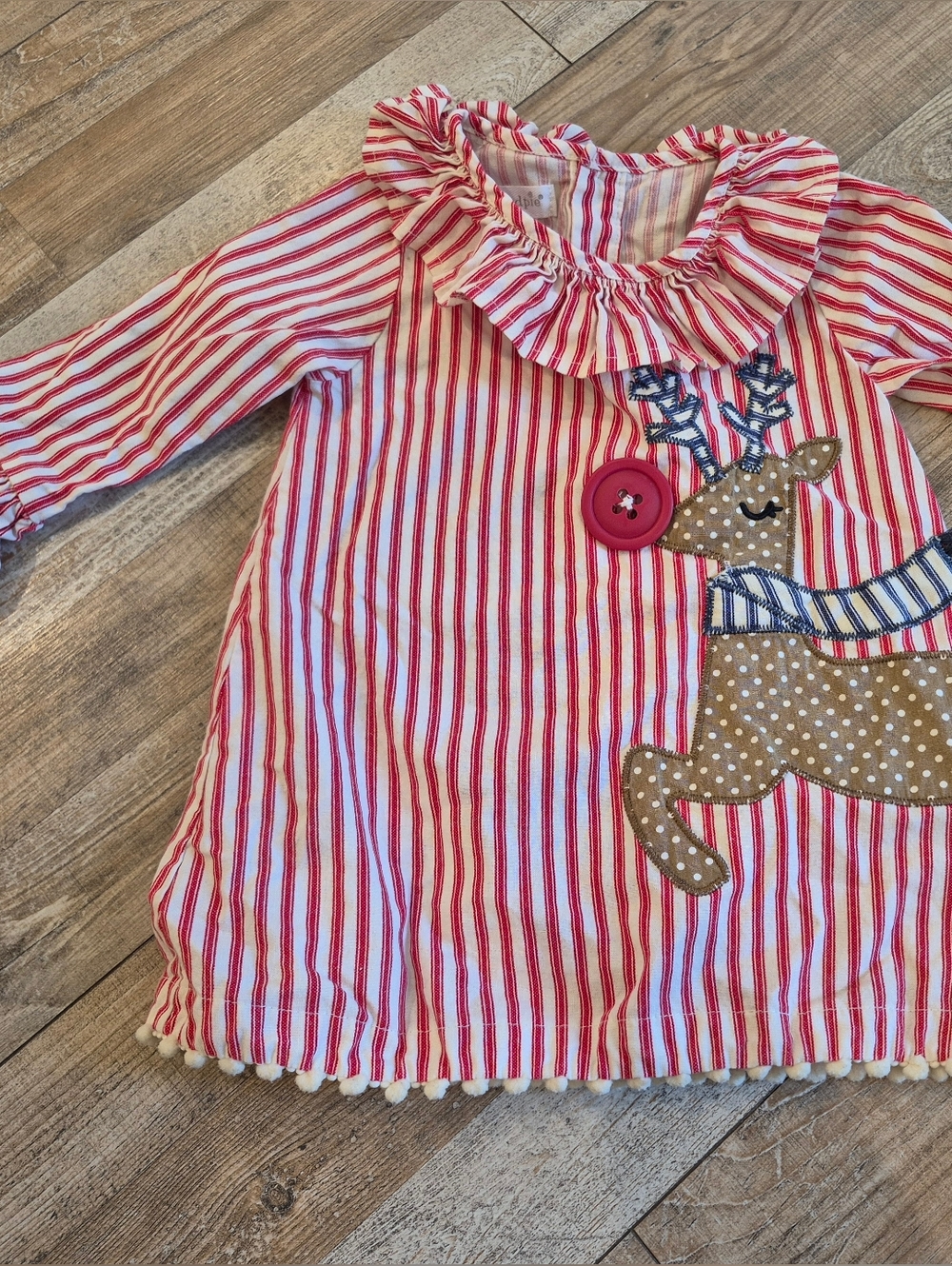 Mud Pie Christmas Dress, Size 9-12 Months